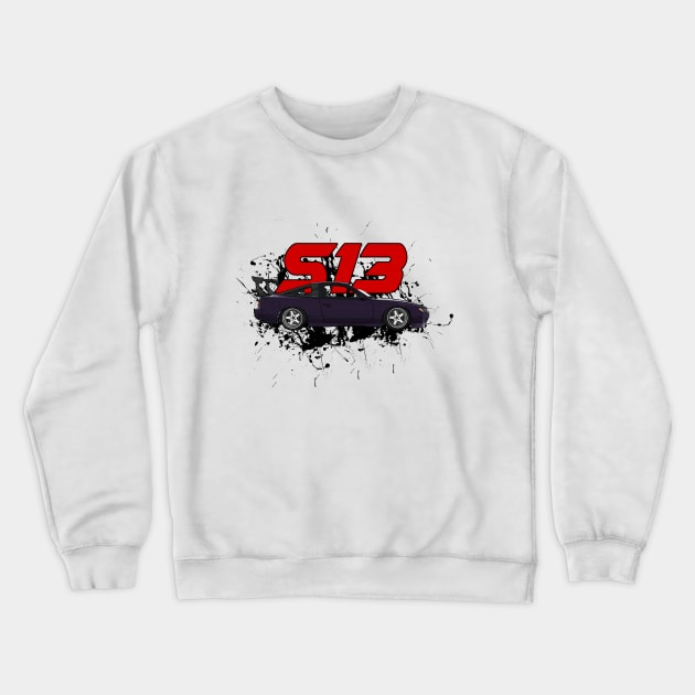 Nissan Silvia s13 Crewneck Sweatshirt by JDMzone